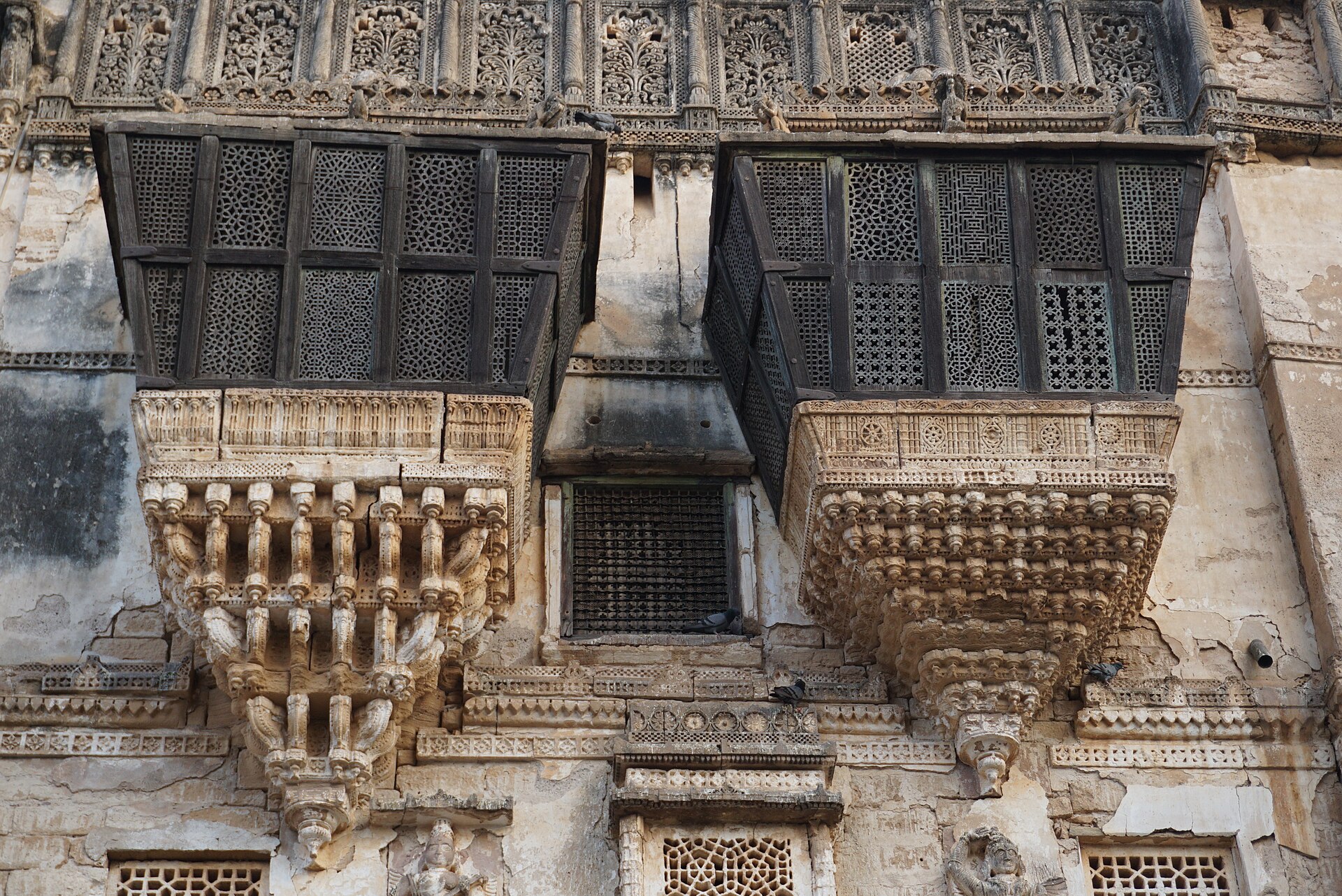The Aina Mahal palace of mirrors in Bhuj