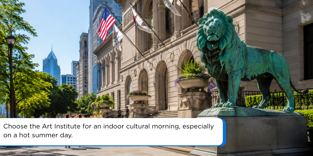 Art Institute of Chicago stop on a 3 day Chicago summer itinerary