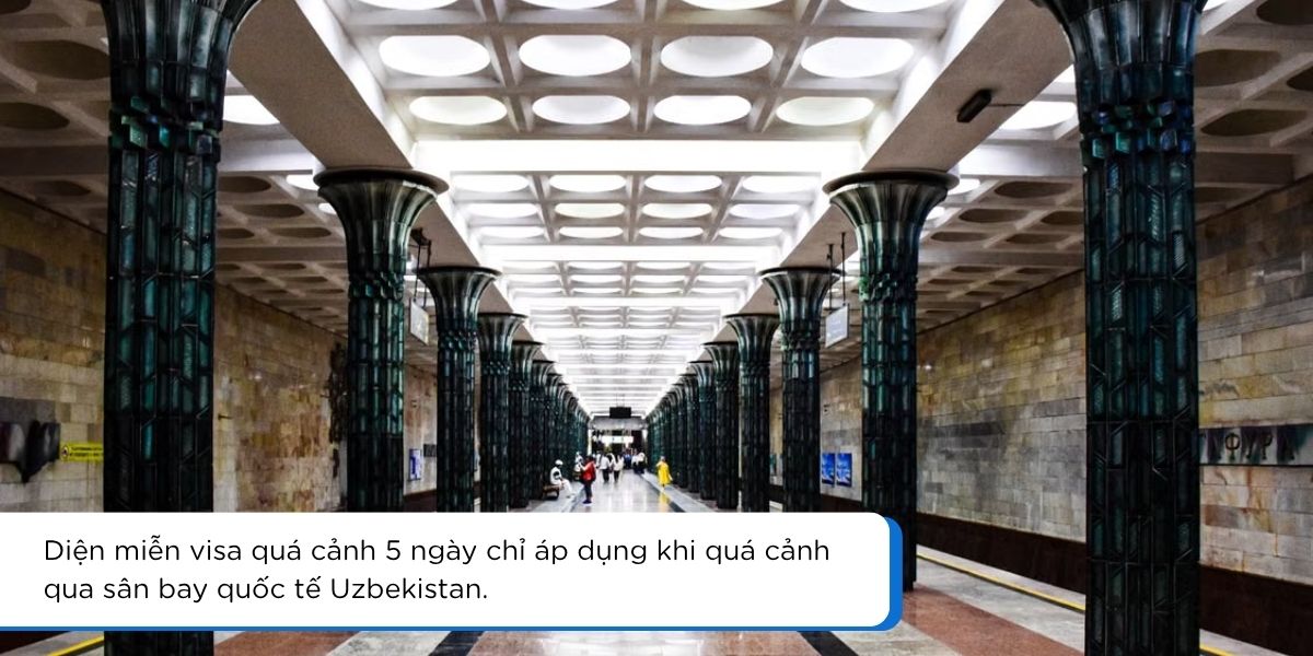 Ga tàu điện ngầm Tashkent, Uzbekistan