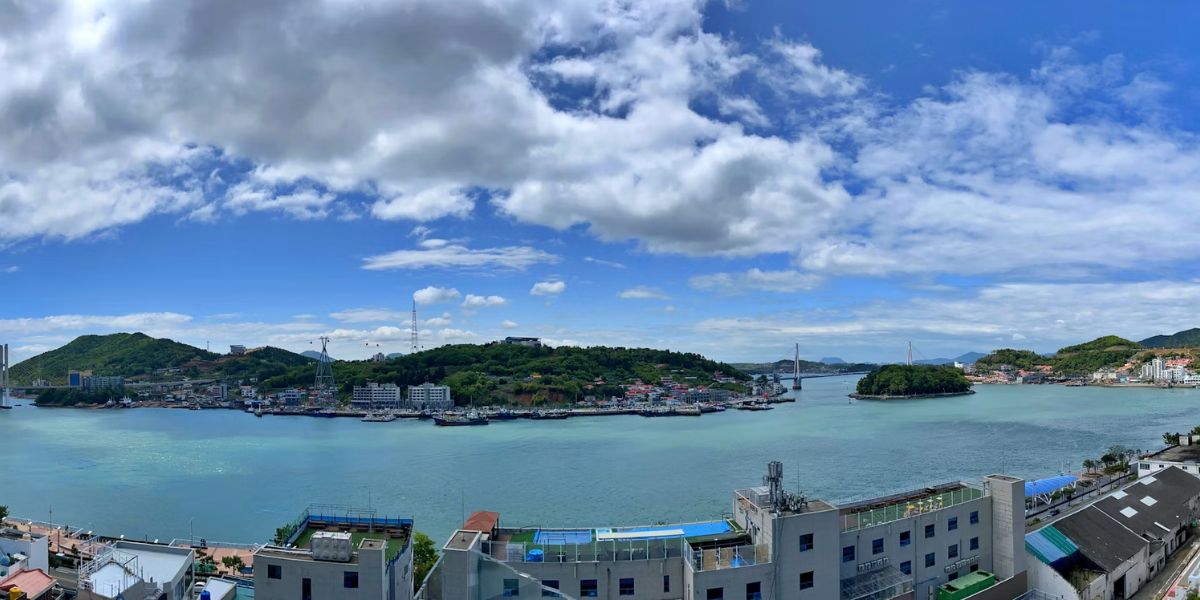 yeosu island and waterfront south korea