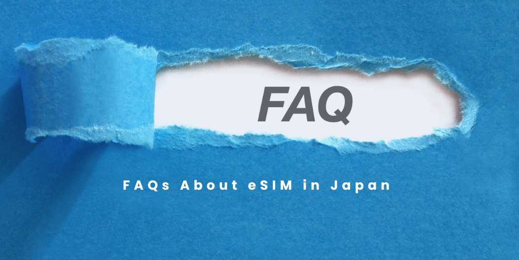FAQ section header for eSIM not working in Japan guide