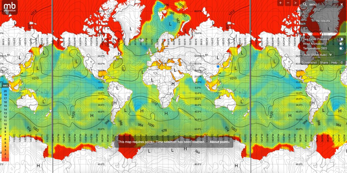 ứng dụng Meteoblue cung cấp dự báo thời tiết chi tiết theo khu vực nhỏ cho du lịch đảo