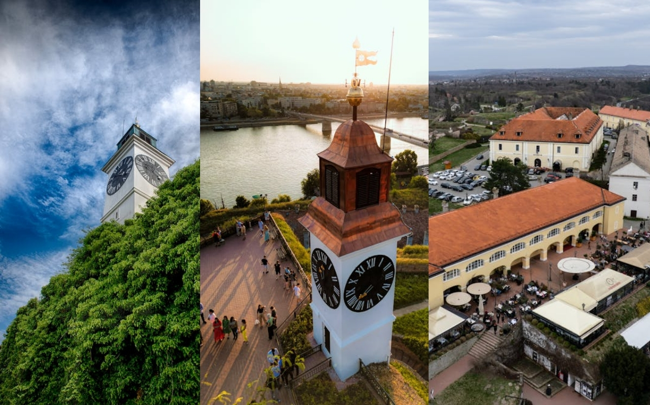  Petrovaradin Fortress overlooking the Danube River in Novi Sad