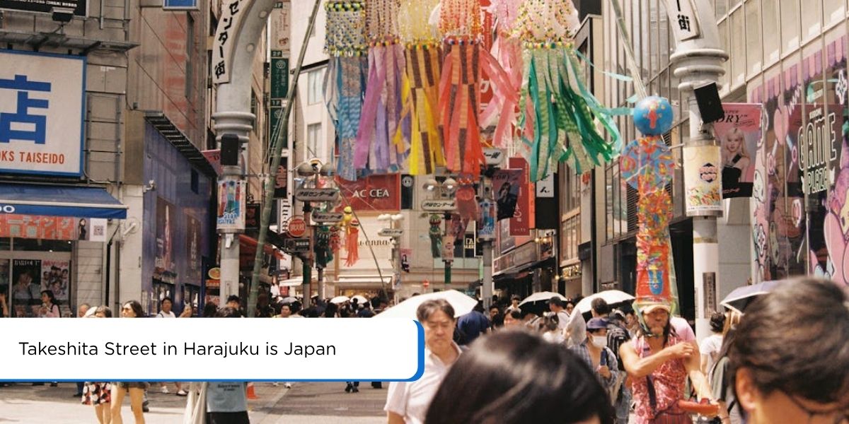takeshita street harajuku tokyo colorful fashion shops
