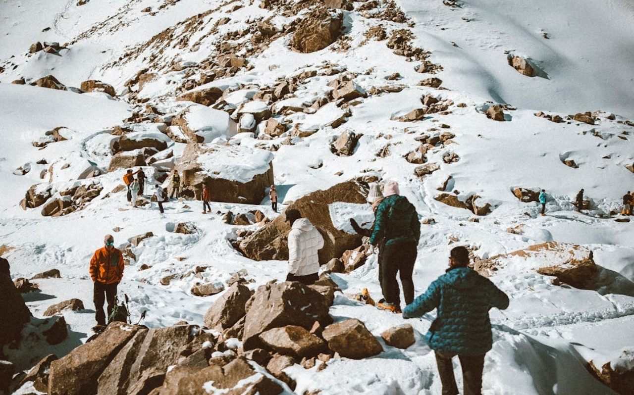 Things to do in Almaty in winter with snowy streets and mountain backdrop