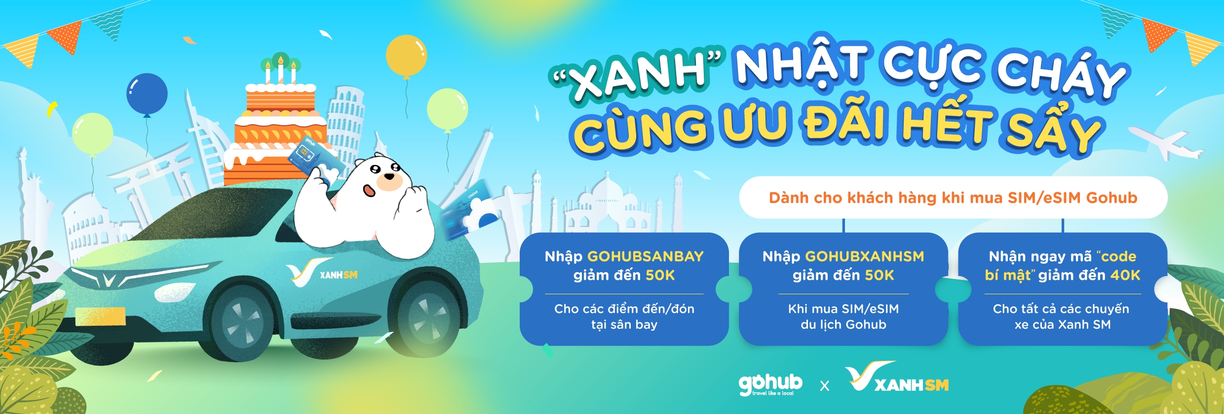 gohub kết hợp xanhsm