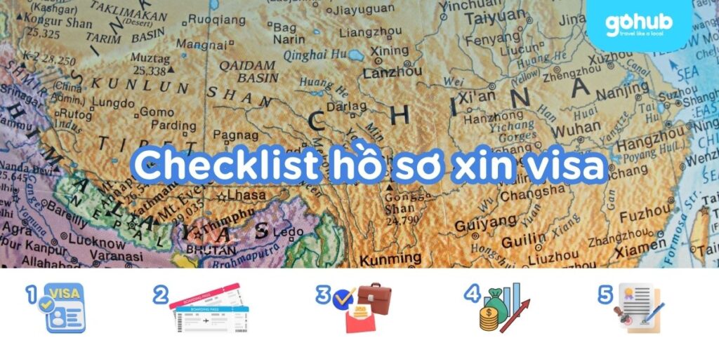 Checklist hồ sơ xin visa Trung Quốc