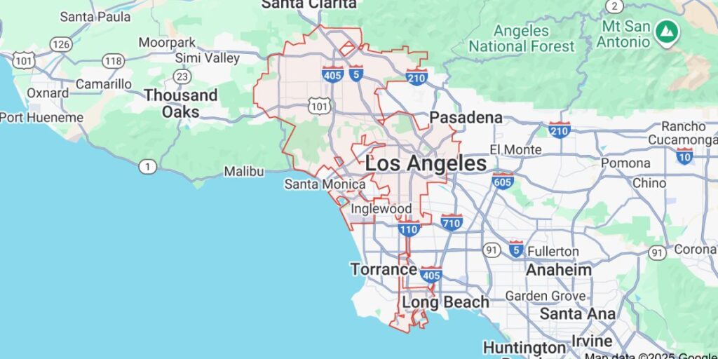 Los Angeles ở đâu nước Mỹ