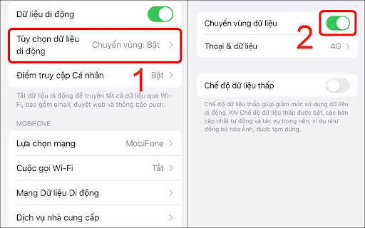 Cách bật chế độ internet cho SIM Nhật Bản
