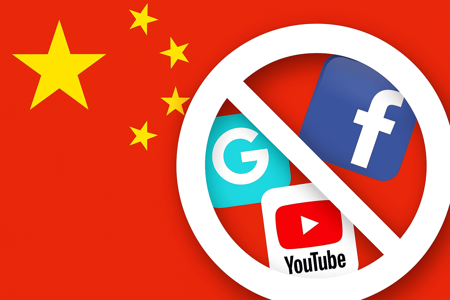 Lỗi không vào được mạng xã hội khi đến Trung Quốc