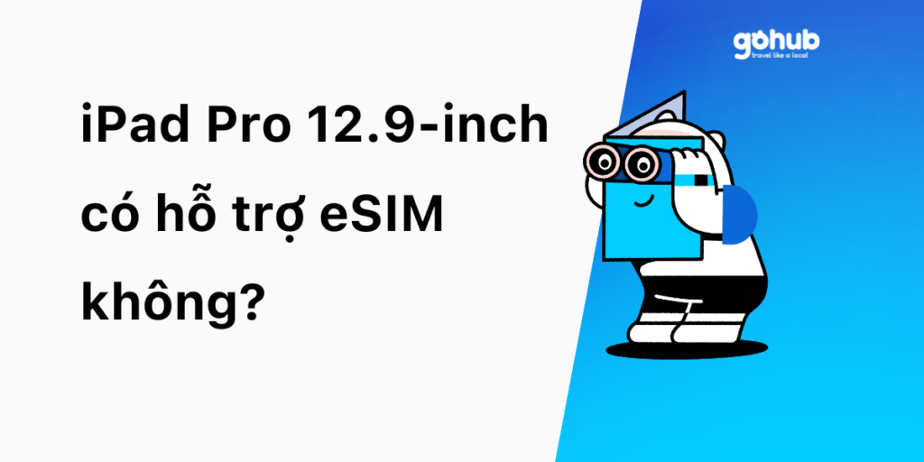 iPad Pro 12.9-inch có hỗ trợ eSIM không?