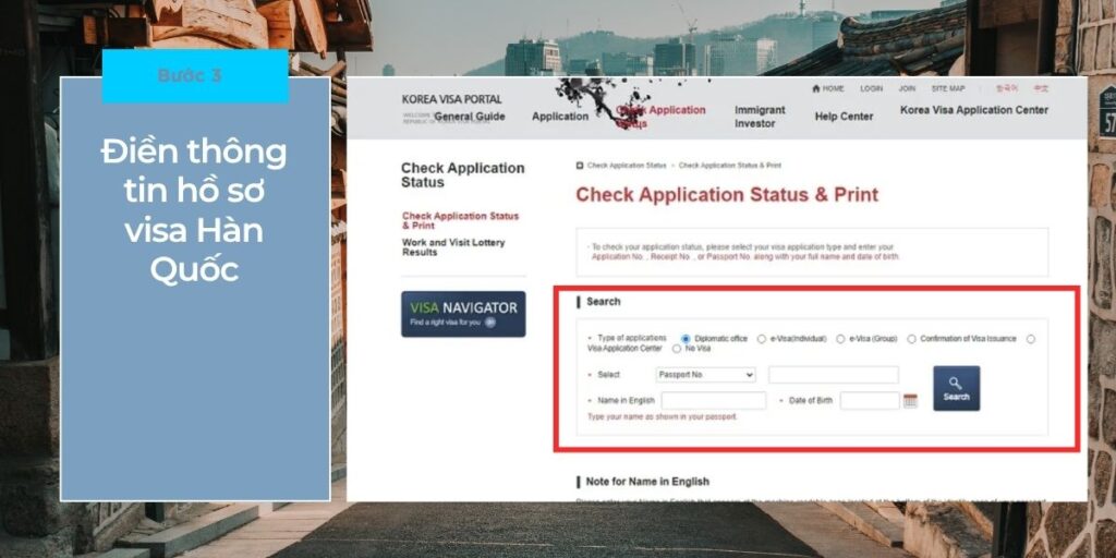 Các bước kiểm tra kết quả Visa Hàn Quốc