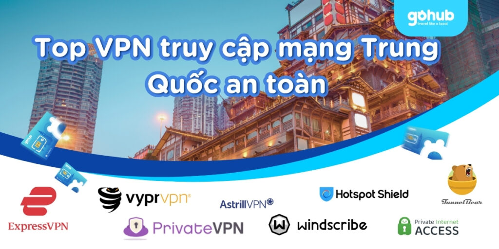 Top 8 VPN truy cập mạng Trung Quốc không bị block năm 2025