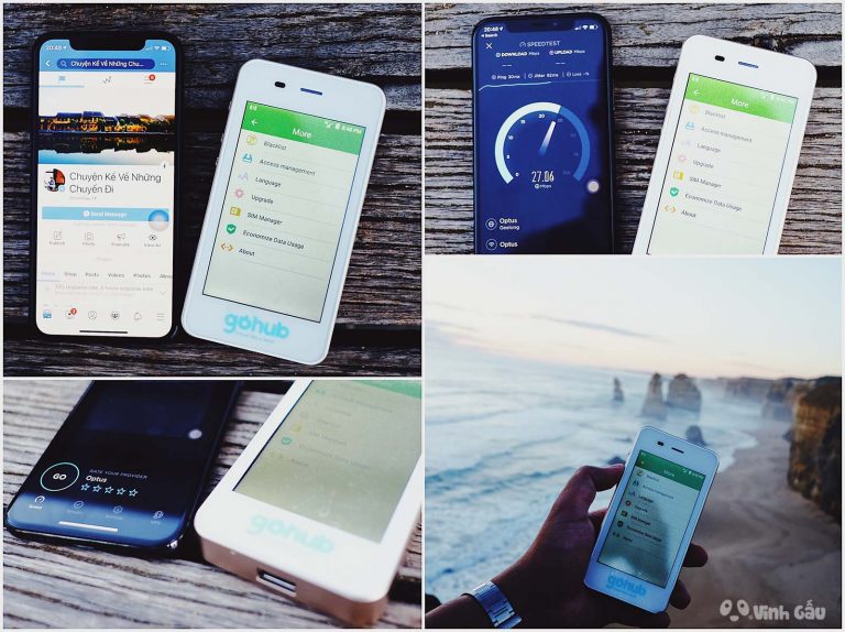 Speedtest kiểm tra tốc độ mạng 4G bằng eSIM Gohub