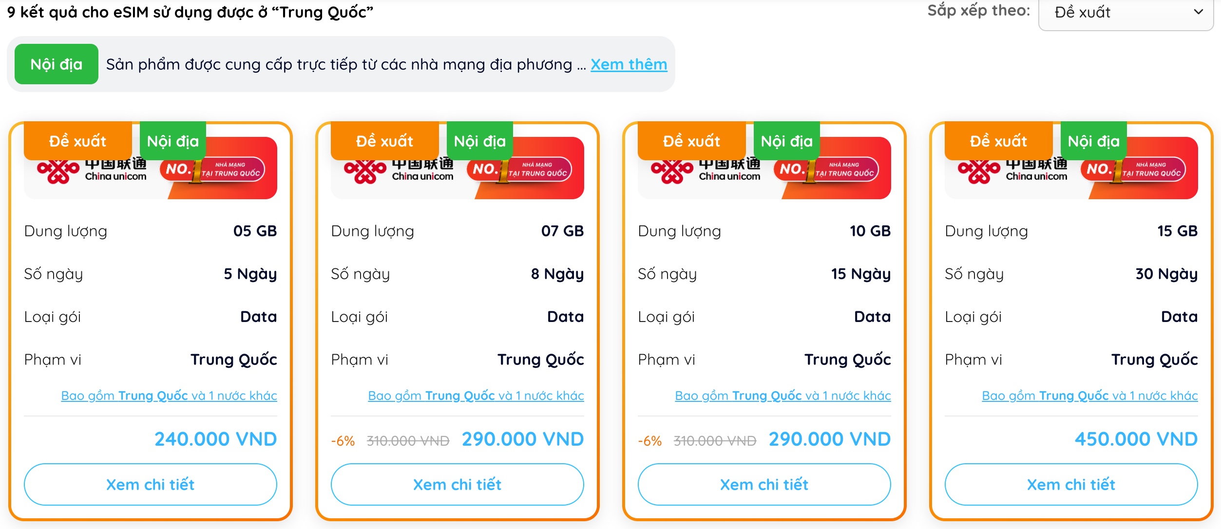 Bảng giá các loại sim du lịch Trung Quốc từ Gohub