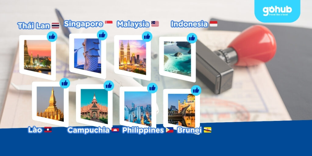 Các nước đông nam á không cần visa du lịch danh sách chi tiết