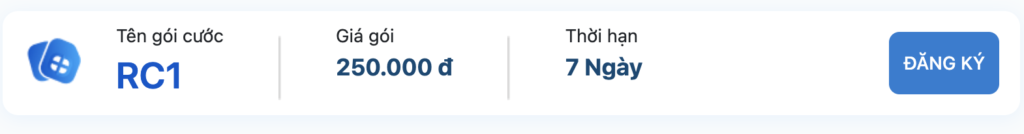 Chi tiết gói cước data roaming RC1 Mobifone