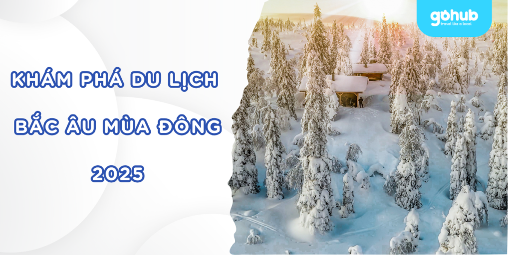 Du lịch Bắc Âu mùa đông săn cực quang và tuyết trắng