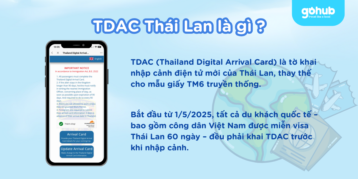 TDAC Thái Lan là gì ?