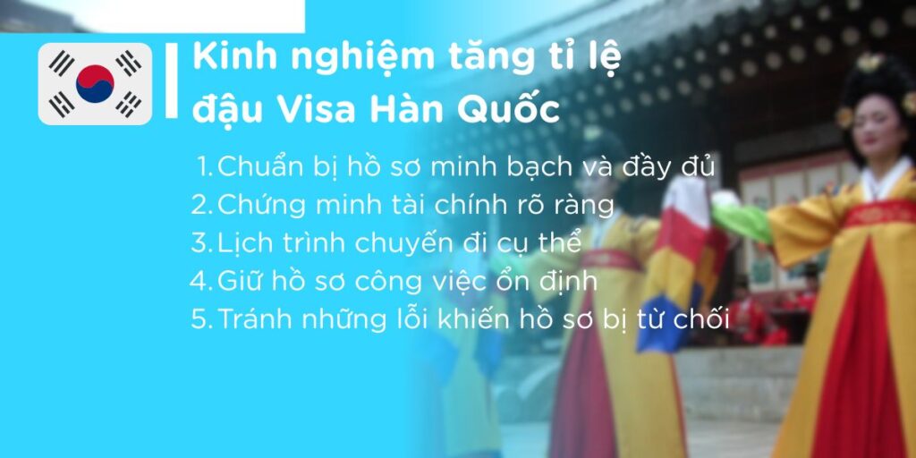 mẹo tăng tỉ lệ đâu visa c3-1 hàn quốc