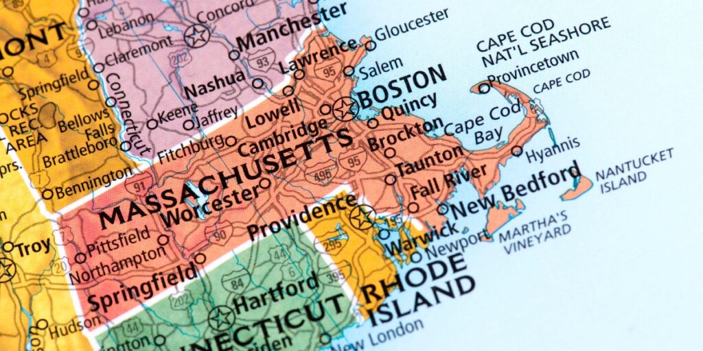 Bản đồ Massachusetts