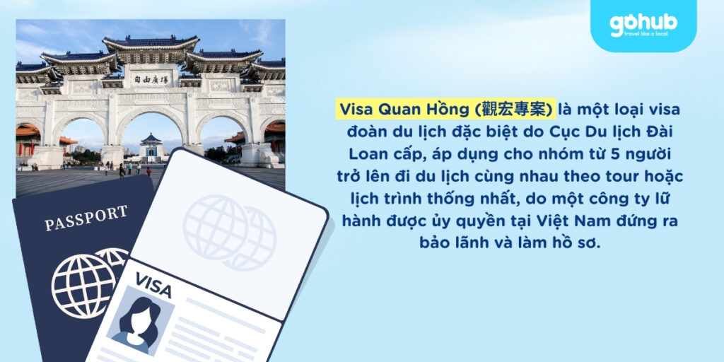 Giải thích chi tiết visa Quan Hồng Dài Loan là gì
