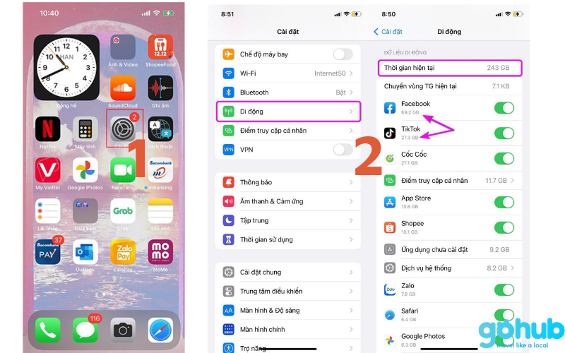 Hướng dẫn chuyển vùng quốc tế trên iPhone
