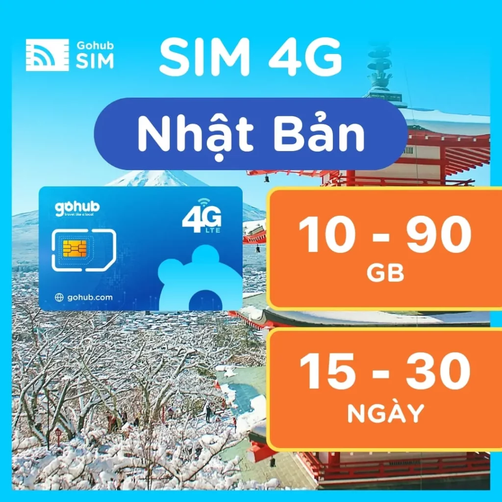 Facetime từ Kyoto bằng eSIM tốc độ cao Gohub