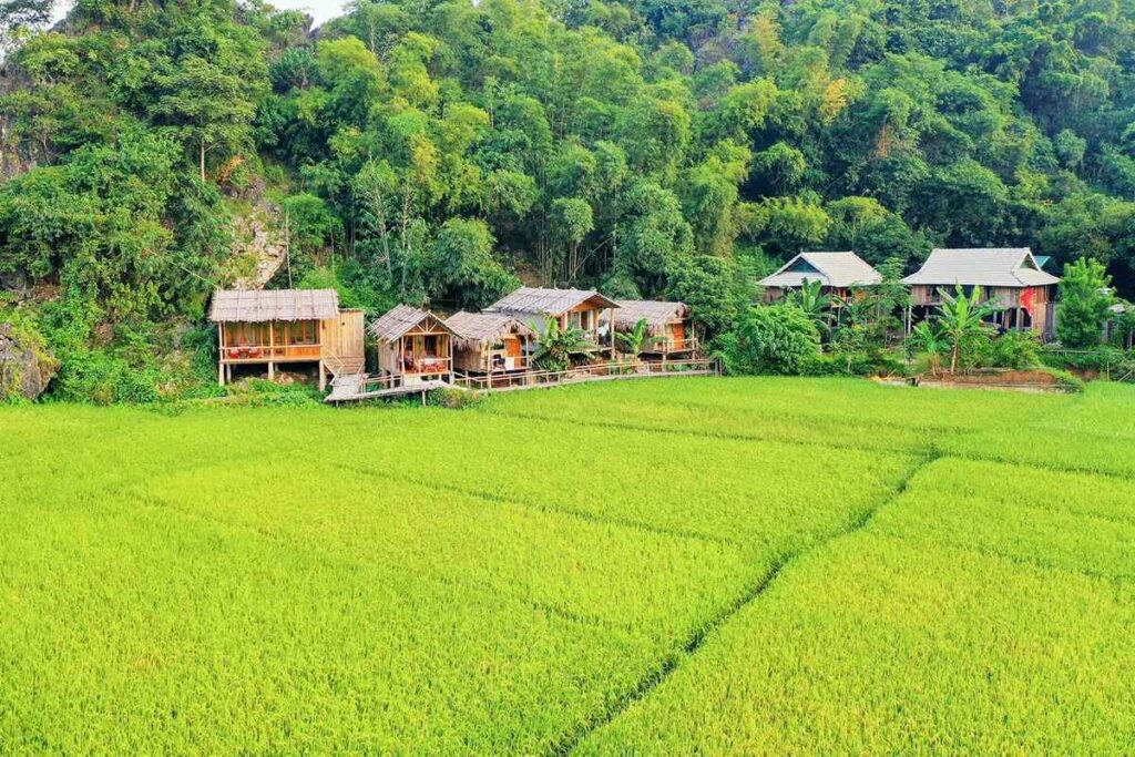 Homestay xanh ở Mai Châu bản Lác